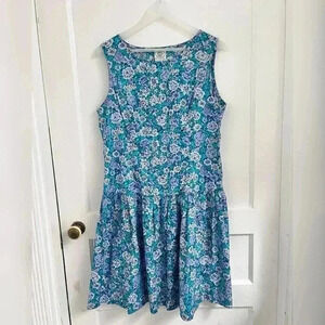 Laura Ashley
Vintage Floral 80s/90s Sleeveless Grunge Cottagecore Dress Size 12